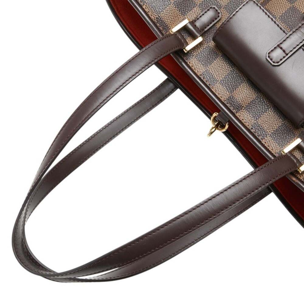 LOUIS VUITTON Brown Damier Leather Shoulder Bag - Picture 9 of 16
